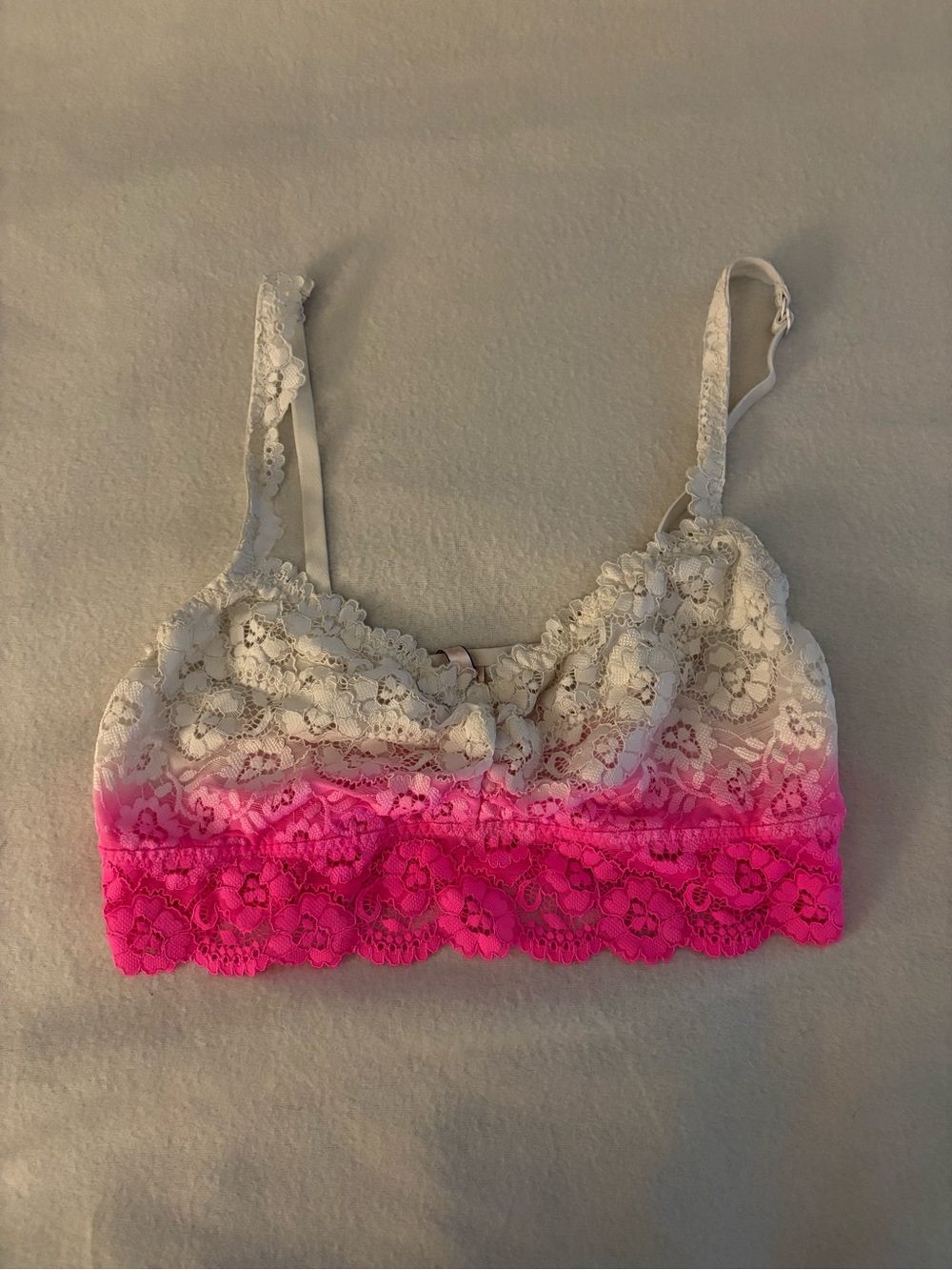 mcbling lace layering bralette